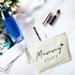 2 Pack Canvas Pouches for Moms and Moms-to-Be