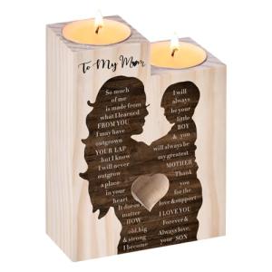 Heart-Shaped Candle Gift for Mum and Grandma
