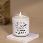 Funny Cat Mum Candle Gift for Expecting Moms