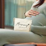 2 Pack Canvas Pouches for Moms and Moms-to-Be