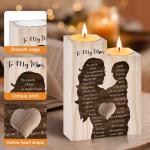 Heart-Shaped Candle Gift for Mum and Grandma