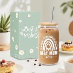 Mum's 16 Oz Glass Cup - Perfect Gifts!