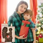 Heart-Shaped Candle Gift for Mum and Grandma