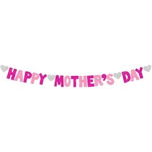 Happy Mother’s Day Banner - Pink Bunting Decor