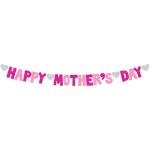 Happy Mother’s Day Banner - Pink Bunting Decor