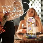 Glass Rose Gift for Women on Special Occasions