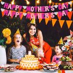 Happy Mother’s Day Banner - Pink Bunting Decor
