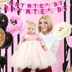 Happy Mother’s Day Banner - Pink Bunting Decor