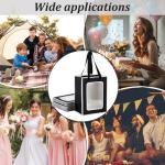 12 Pack Kraft Paper Gift Bags with Window