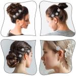10 Snowflake Christmas Hair Clips for Festive Fun