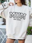 Personalized Embroidered Sweatshirt for Moms and Grandmas