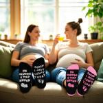 Funny Maternity Socks for Expecting Moms