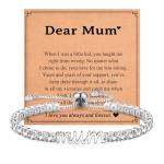 Cubic Zirconia Tennis Bracelet for Mum