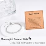 Cubic Zirconia Tennis Bracelet for Mum