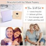 Cubic Zirconia Tennis Bracelet for Mum