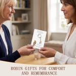 Heartfelt Robin Keyring with Remembrance Card