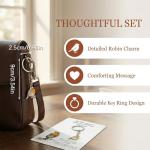 Heartfelt Robin Keyring with Remembrance Card