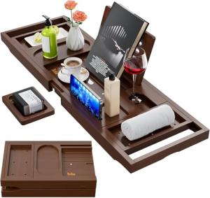 Expandable Bath Tray Caddy - Perfect Gift For Couples