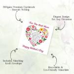 Happy Mother’s Day Wooden Heart Card Gift