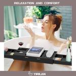 Expandable Bamboo Bathtub Tray - Perfect Spa Gift