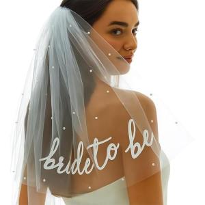 Bride to Be Veil and Sash Set
