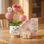 Heartfelt Tulip Flower Crochet Gift for Grandma