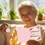 Mother's Day Card & Keychain for Nanny