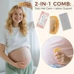 Wooden Labor Relief Comb for Expecting Moms