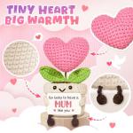 Cute Handmade Crochet Heart for Mum