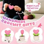 Cute Handmade Crochet Heart for Mum