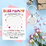 Happy First Mother’s Day Card with Keyring