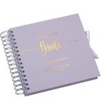 Personalized Bridal Shower Guestbook Keepsake Album