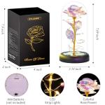 Light Up Glass Rose: Lasting Flower Gift