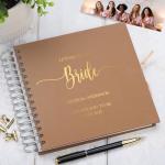 Personalized Bridal Shower Guestbook Keepsake Album