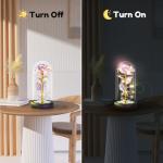Light Up Glass Rose: Lasting Flower Gift
