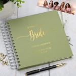 Personalized Bridal Shower Guestbook Keepsake Album