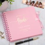 Personalized Bridal Shower Guestbook Keepsake Album
