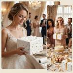 Gold Heart Gift Wrap Paper Roll for Any Occasion