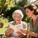 Happy Mother's Day Floral Card with Envelope