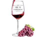 Tukeoo 350ml Wine Glass Gift for Mum