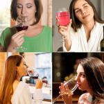 Tukeoo 350ml Wine Glass Gift for Mum