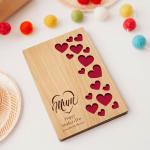 Personalized Wooden Mother's Day Greeting Card