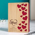Personalized Wooden Mother's Day Greeting Card
