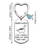 Mummysaurus Keyring - Fun Gift for Mom