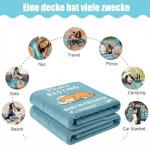 Cozy Blue Blanket for New Moms and Moms-to-Be