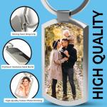 Personalized Photo Keyring for Mum and Dad