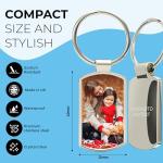 Personalized Photo Keyring for Mum and Dad