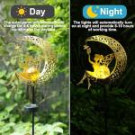 Solar Moon Fairy Lights for Garden Decor