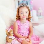 Sparkling Silver Crystal Tiara for Women and Girls