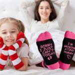 Funny "I'm Growing a Tiny Human" Socks for Moms